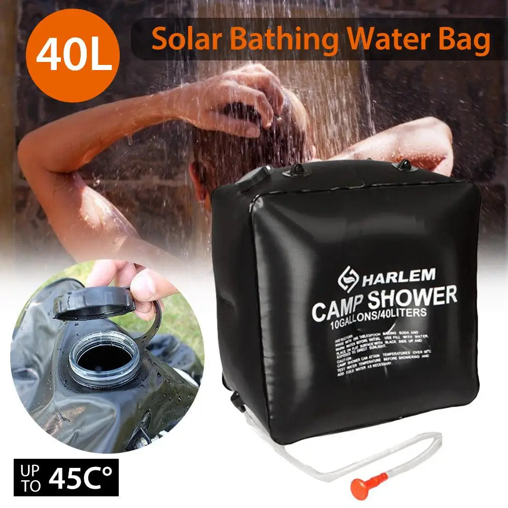 Camping Hiking Solar Heated Shower Bag