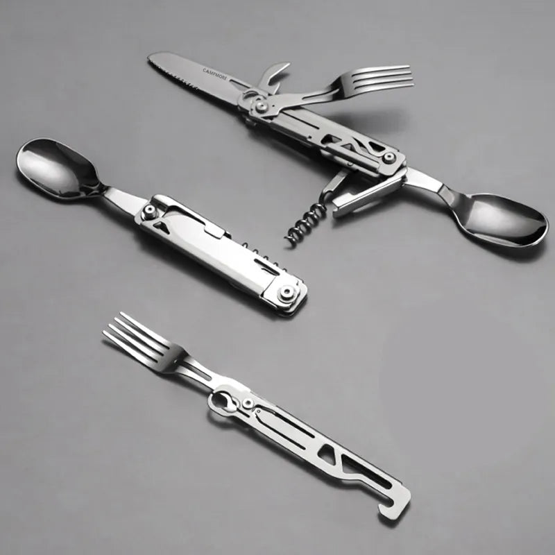 Portable Multi-Function Cutlery Set