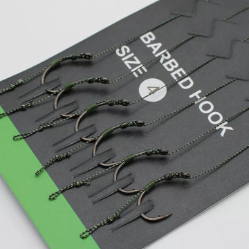 6pcs Carp Fishing Hair Rig Hook Set