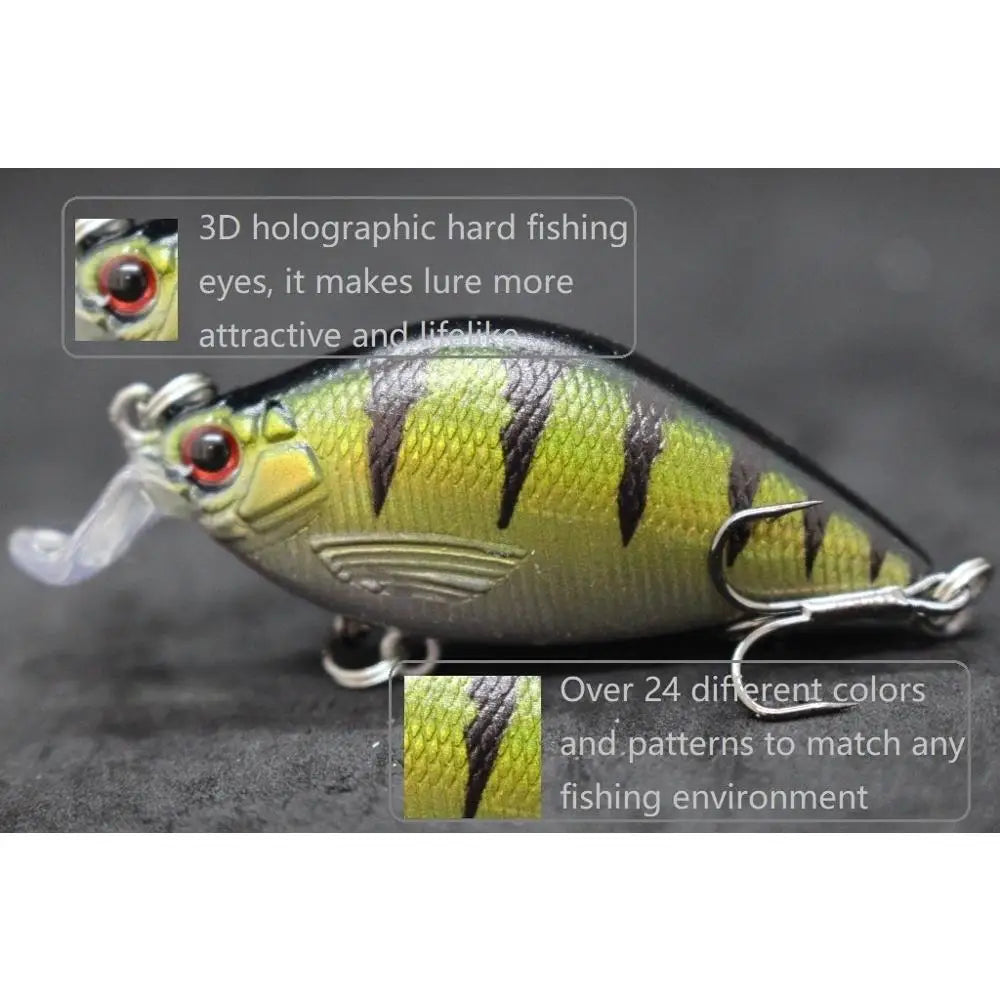 wLure Fishing Lures 6.4cm 8.6g Crankbait Wobbler Hard Bait Pike Fishing Carp Artificial Bait 2023 Colors Fake Lure C503